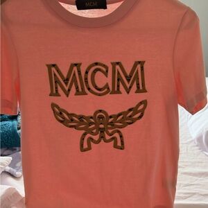 Brand new-MCM Coral Tee with Iconic Emblem